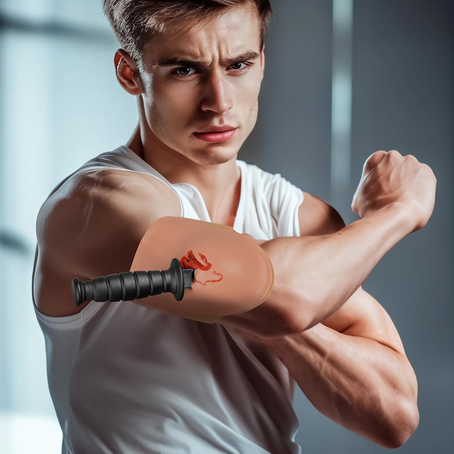 Wound Training Knife Kit, Wearable Bleed Control Kit for Medical Classes, First Aid Training, Medical Education