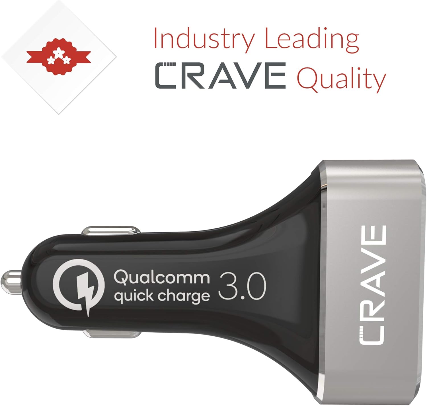 Discount 80% Crave CarHub 54W 4 Port USB Car Charger, Qualcomm Quick Charge 3.0 - Black Limited Crave CarHub 54W 4 Port USB Car Charger, Qualcomm Quick Charge 3.0 - Black