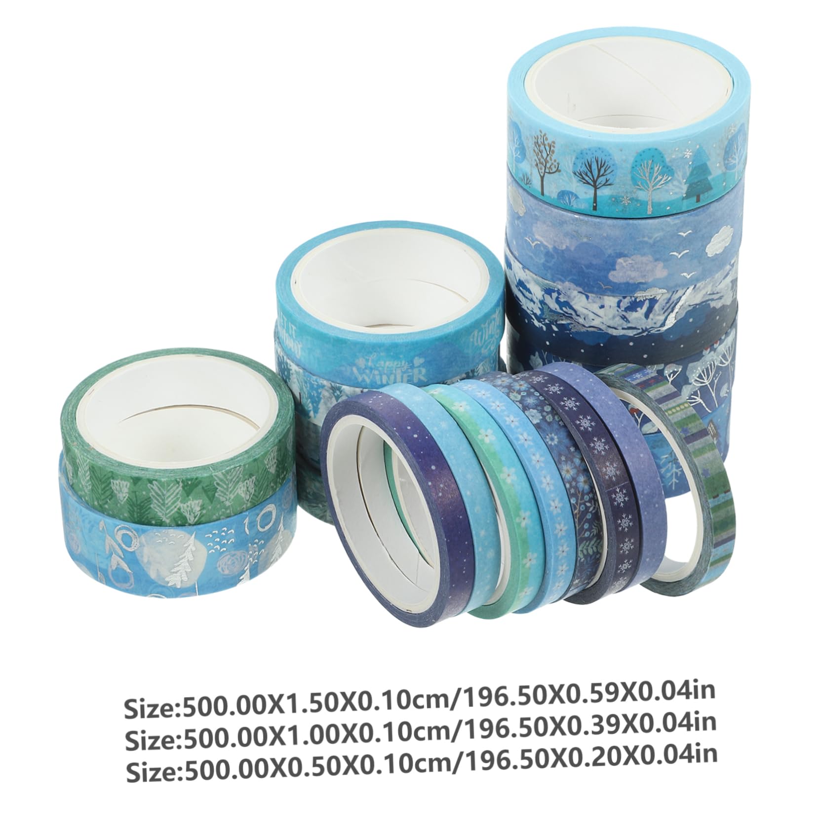 TEHAUX 76rollen Weihnachts Washi Tape Für Scrapbooking Und -projekte Dekoratives Klebeband Winter-designs Verzieren Von Tagebüchern Geschenken Und