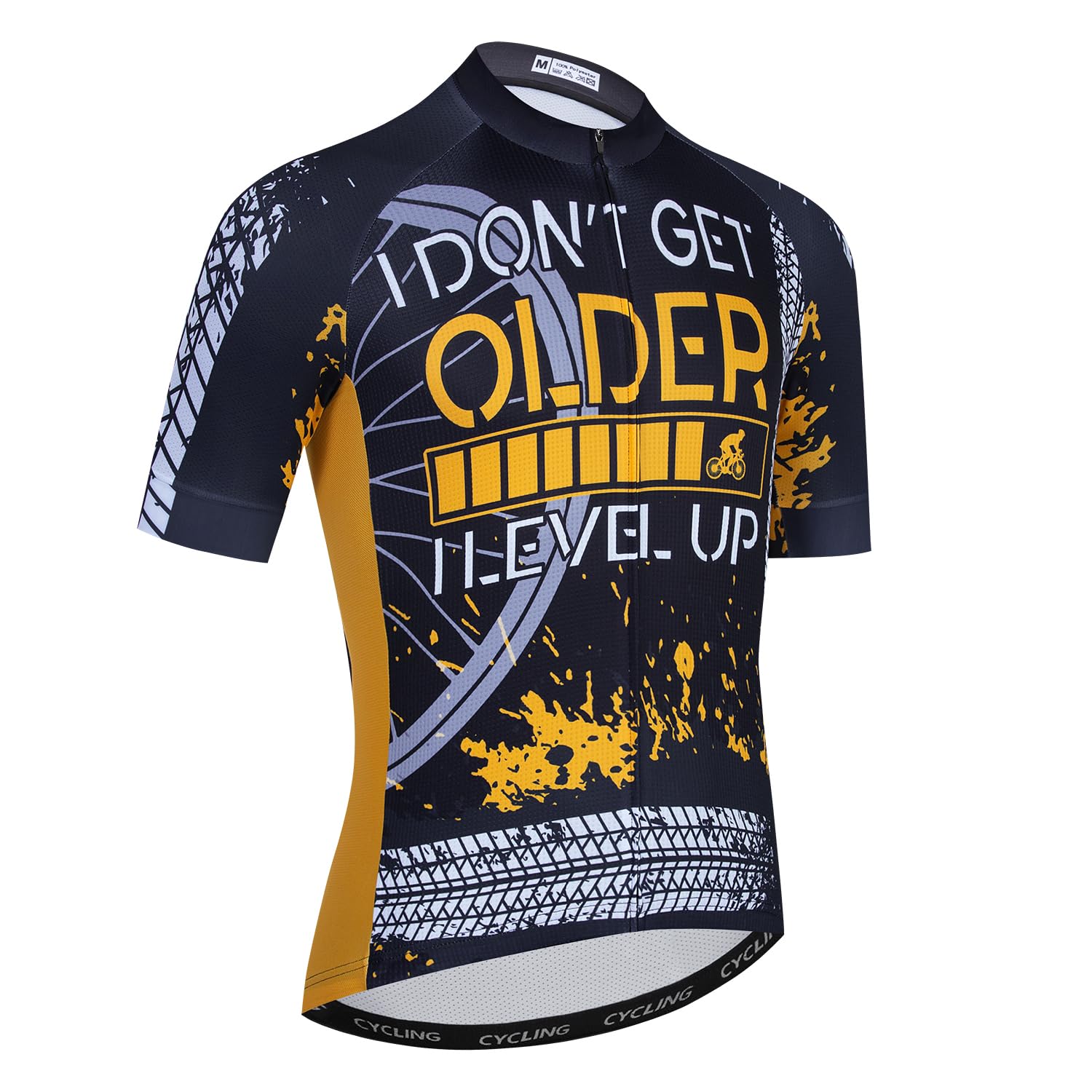 Men's Cycling Jersey Short Sleeve Bike Jacket Biking Bicycle Jersey Shirt Top Riding XL