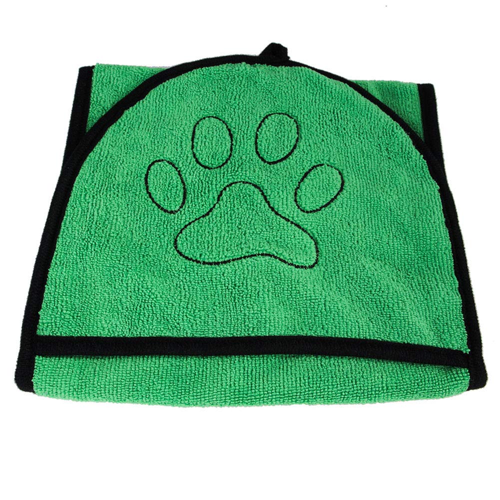 Hundehandtuch, Weich Hunde Bademantel Handtuch Microfiber Schnelltrocknend Warm Haustierhandtuch für Hunde Katzen 23 * 63.5 cm