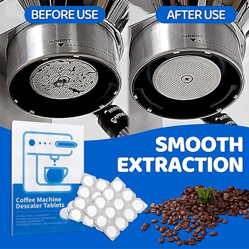 Miniatura 5 de Tabletas de limpieza para cafetera, elimina la cal y los residuos de café, eliminan manchas y olores, compatibles con Breville Barista Express,