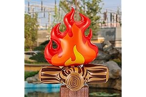 Inflatable Campfire Prop Playset for Indoor and Outdoor Party Decorations
