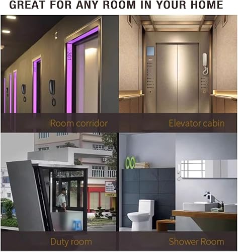 Miniatura 3 de Retro Wall Phone, Easy to Use SOS Call Speed Dial Function with 3 Groups Preset Numbers and 3 Levels Volume Adjustment, for Home Desk Hotel School