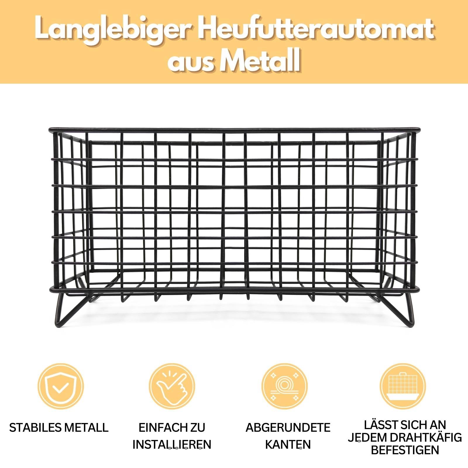 Mangiatoia Per Fieno Per Conigli E Porcellini D'India - Verde, Con Design Antispreco - Foto 13