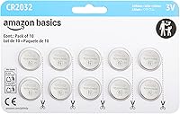 Amazon Basics CR2032 3V Lithium Coin Batteries 10-Pack - Long-Lasting for Key Fobs, Watches, Remotes, AirTags
