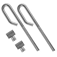 Vista 5 de Caltric Muñón de tuerca de 2 pernos de elevación de cubierta compatible con John Deere GX21718 GX24864