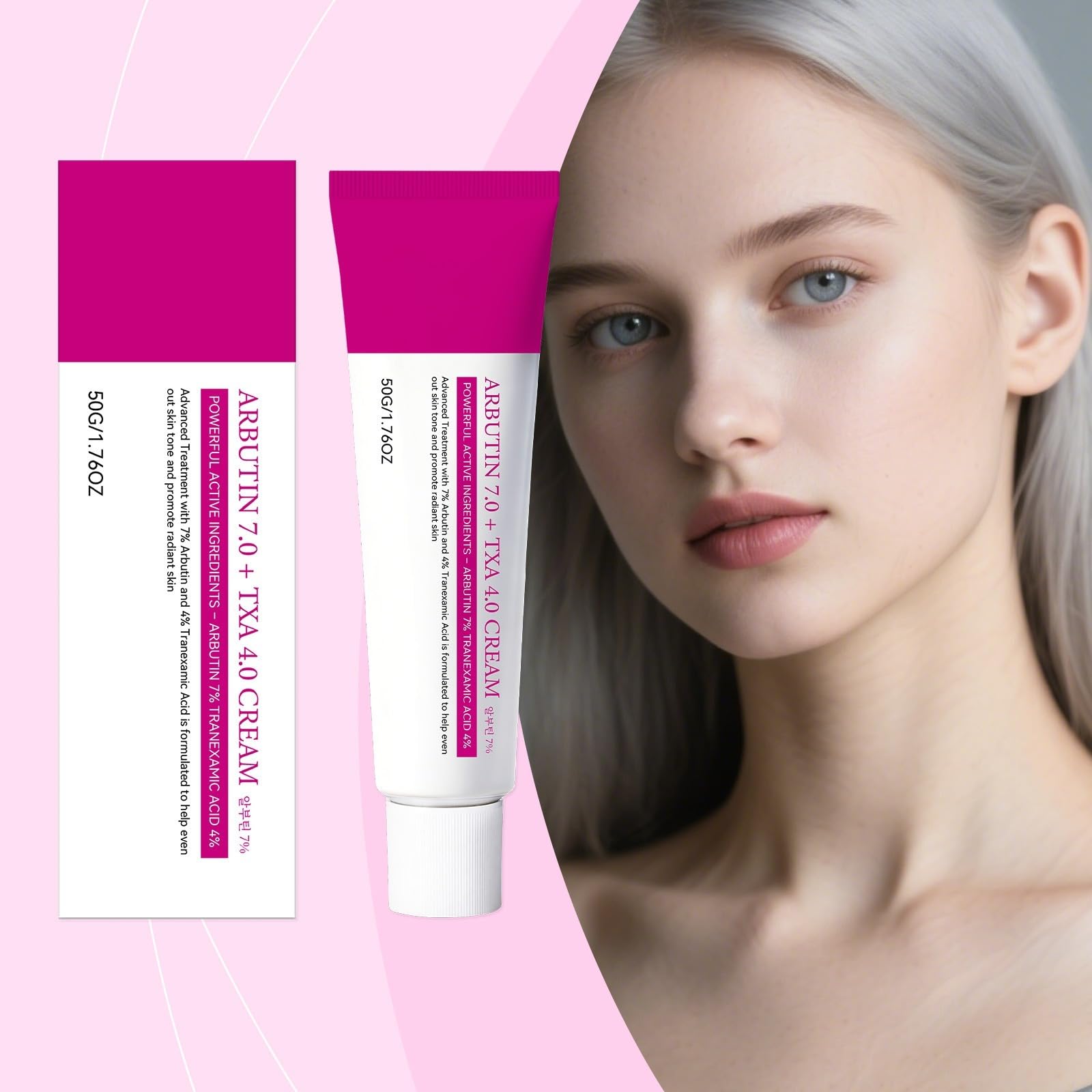 Krem Arbutin, Arbutin 7%+Tranexamic Acid 4% Cream, krem do odbarwiania twarzy