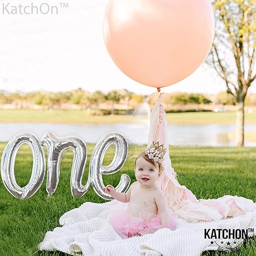 Miniatura 9 de Globo plateado grande para el primer cumpleaños, 20 pulgadas, globos holográficos plateados de bola de discoteca, globos grandes de Mylar plateados