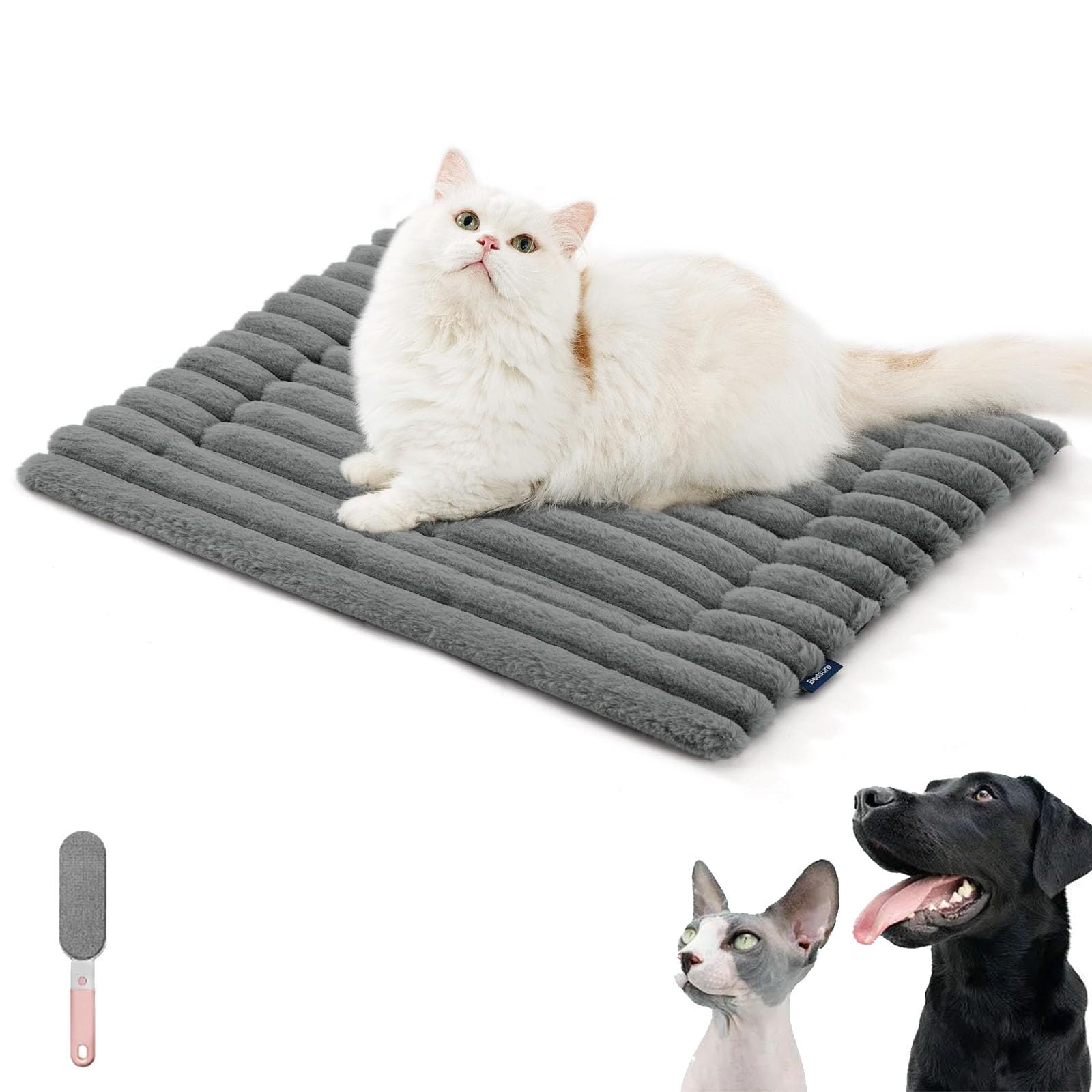 Lit auto-chauffant pour animal de compagnie, tapis chauffant non électrique réfléchissant la chaleur corporelle pour animal domestique, tapis chauffant antidérapant lavable pour chats et