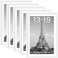 Vista 52 de upsimples - Portarretratos para galería de fotografías en la pared, marcos para fotos de 8 x 10 pulgadas con paspartú u 11 x 14 pulgadas sin Blanco