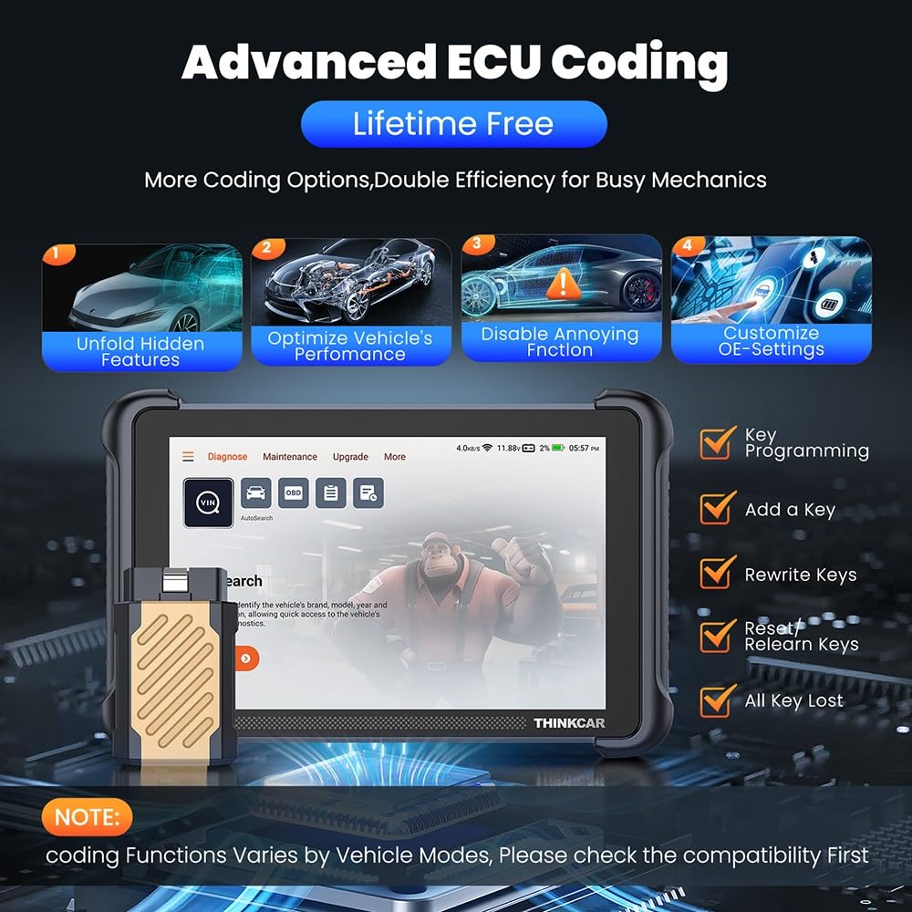 689BT OBD2 diagnostic scanner tools full system 34 reset ECU Coding BI-Directional(689BT)