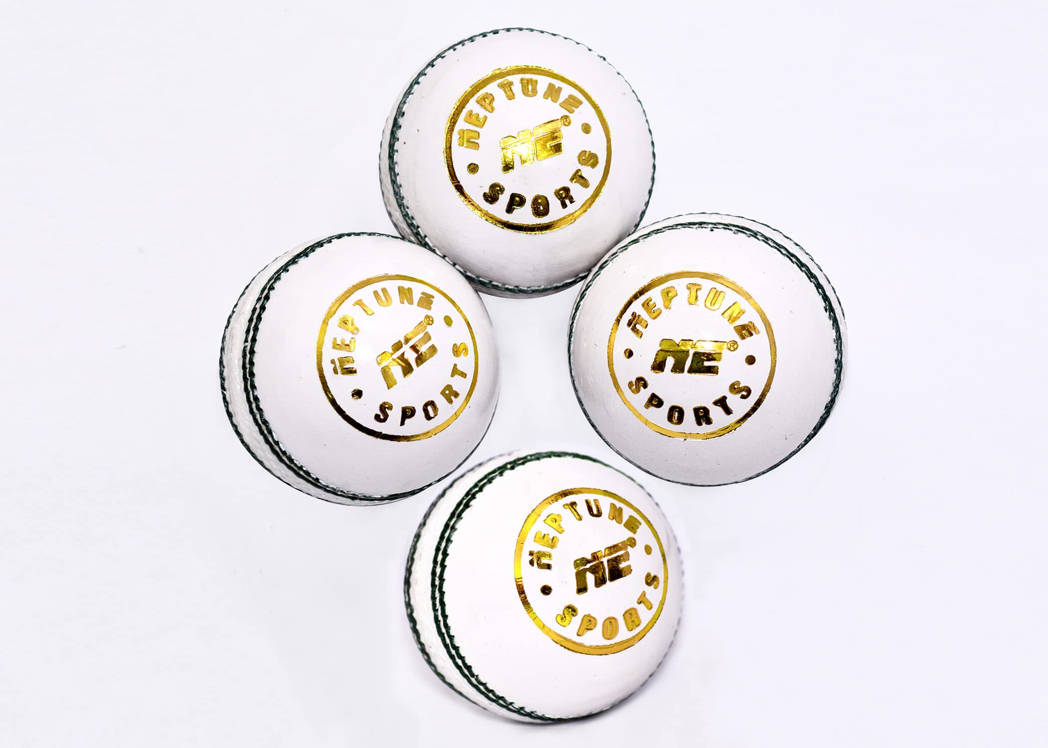 NE NEPTUNE Practice Cricket White Leather Ball, 2 Piece, (Pack of 4) (B0B8TY8V54) Amazon Price History, Amazon Price Tracker