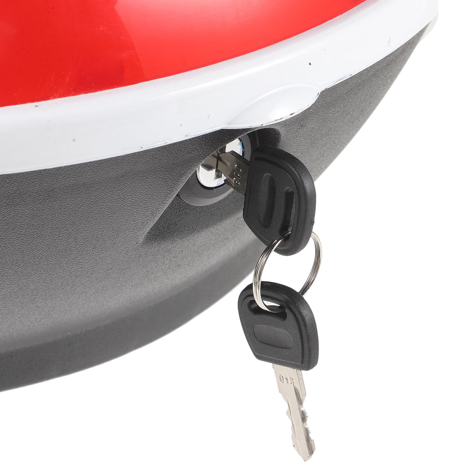 Bauletto Posteriore Scatola di Stoccaggio Pratica e Facile da Installare in Plastica Bianca, Set 1 Pezzo per Veicoli a Due Ruote e Scooter da Viaggio