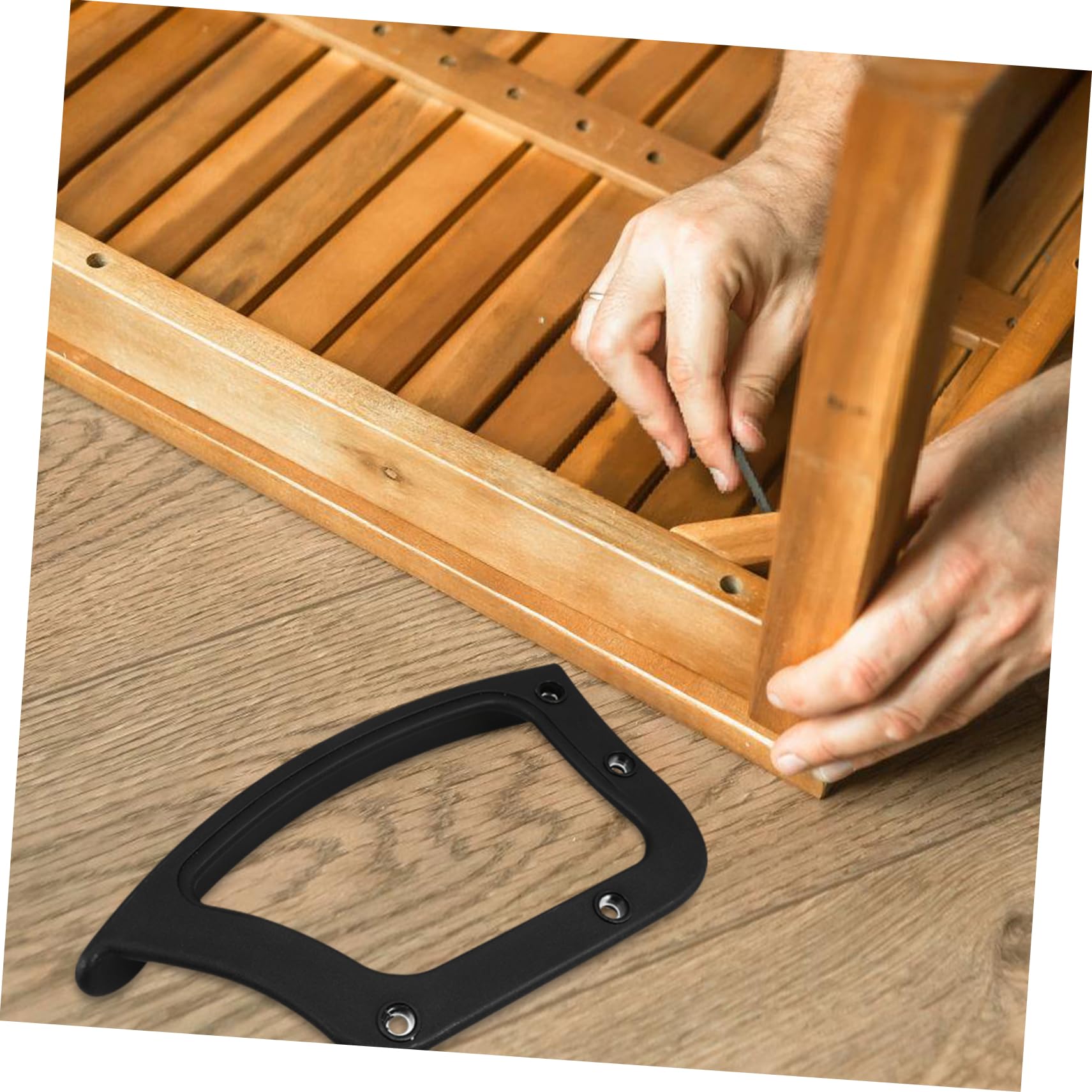 SEWACC Accesorios para Reposabrazos de Silla Repuesto Profesional de Reposabrazos para Uso Doméstico de Silla de Plástico para Resistente al Desgaste