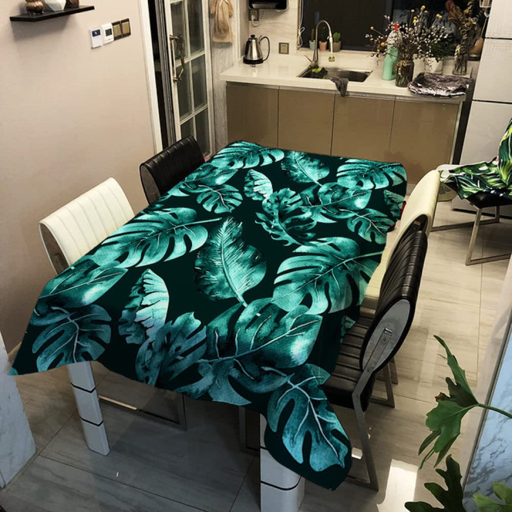 Nappe imperméable polyester imprimé nappe rectangulaire ménage salon 140x350cm