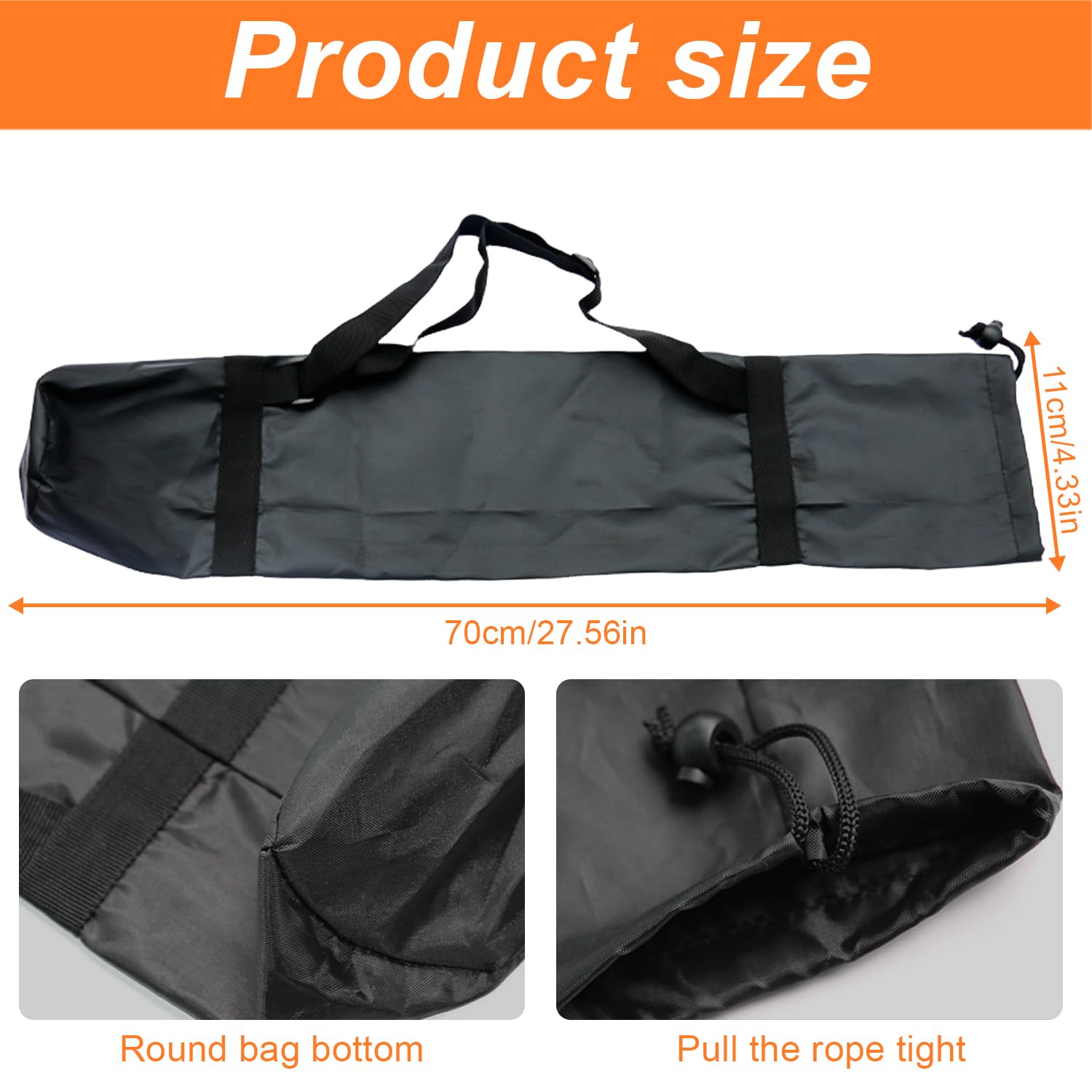 Borsa Portatile Per Tappetino Yoga - Impermeabile, Leggera, Con Spallacci Regolabili - Foto 4