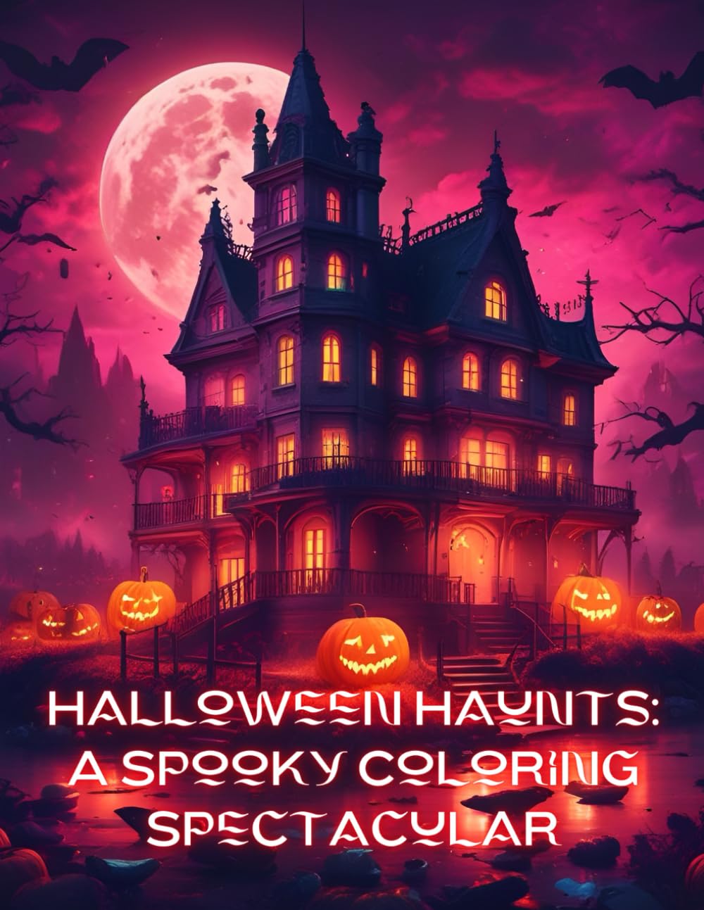 Halloween Haunts: A Spooky Coloring Spectacular: Creepy Carnival: A Spooky Halloween Coloring Extravaganza