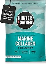 Hunter & Gather Marine Collagen Powder 300g | Pure Unflavoured Premium Hydrolysed Wild Caught Marine Collagen Peptides Powder for Hair Skin Nails Muscles | Collagen Supplements for Women and Men