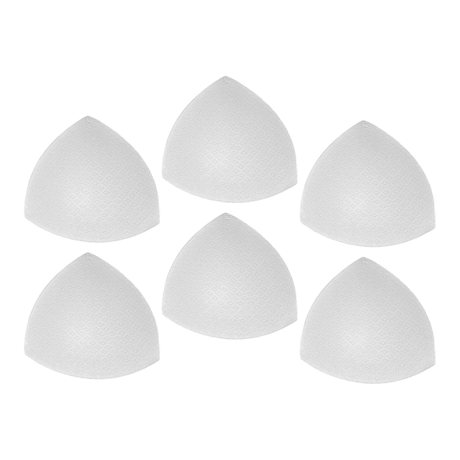 ECOMISTIQ® 3 Pairs Bra Insert Refreshing Soft Pads Inserts for Everyday Wear White | Cup Foundations & Undergarments Sewing-image-28