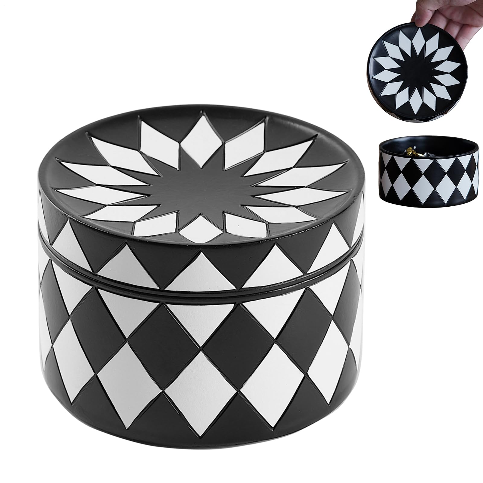 Boîte organisatrice pour colliers en résine | Coffret bijoux moderne