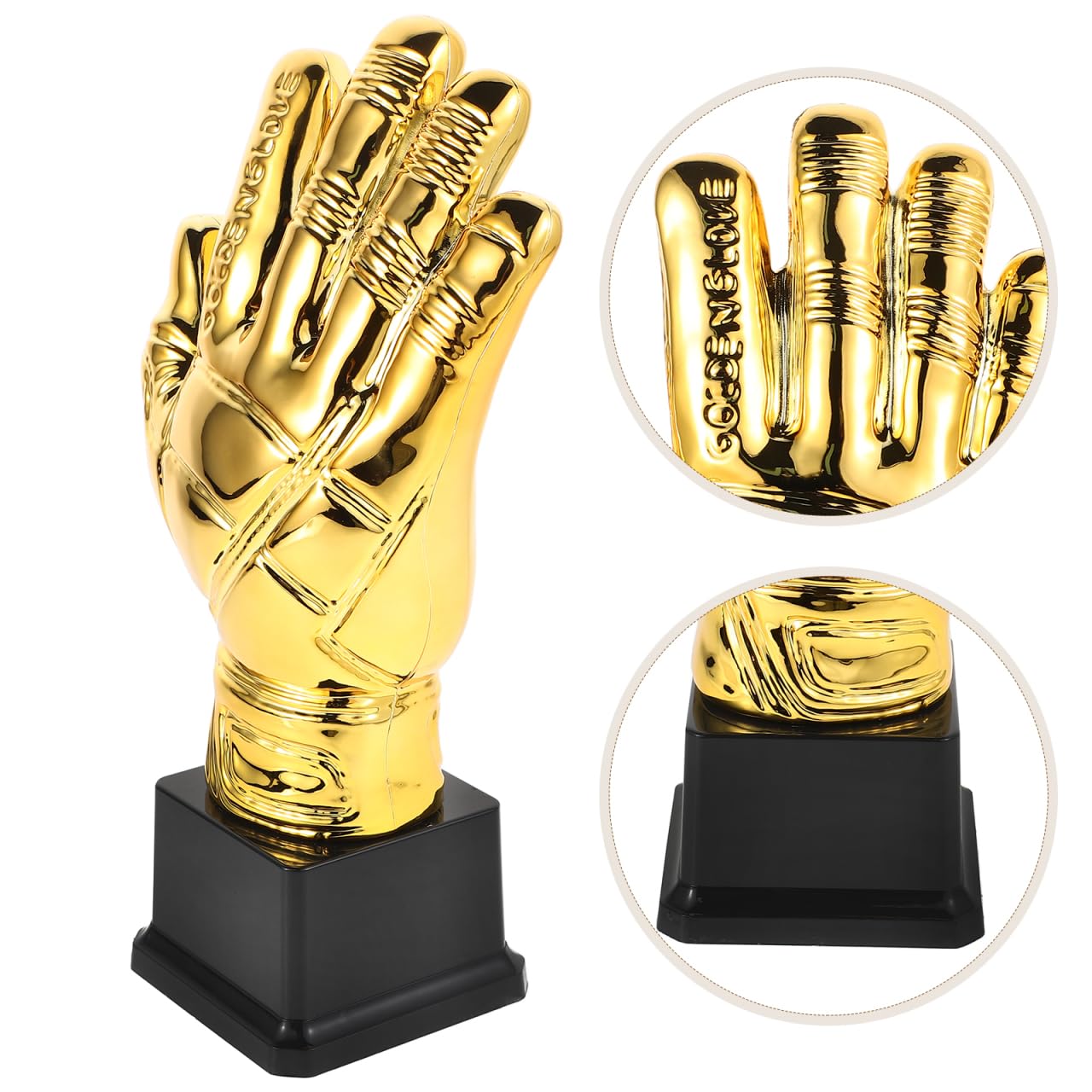 UPKOCH Trophée Gardien de But Or Unique Forme de de Football Trophée Sportif Décoratif pour Compétitions Scolaires et Amateurs Cadeau Football Personnalisé