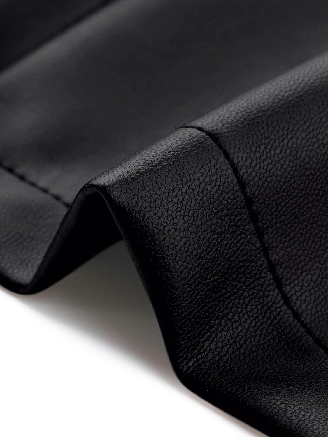 Allegra K Women's PU Leather Midi Skirts Party High Waist Split Back Bodycon Pencil Skirt - Image 5