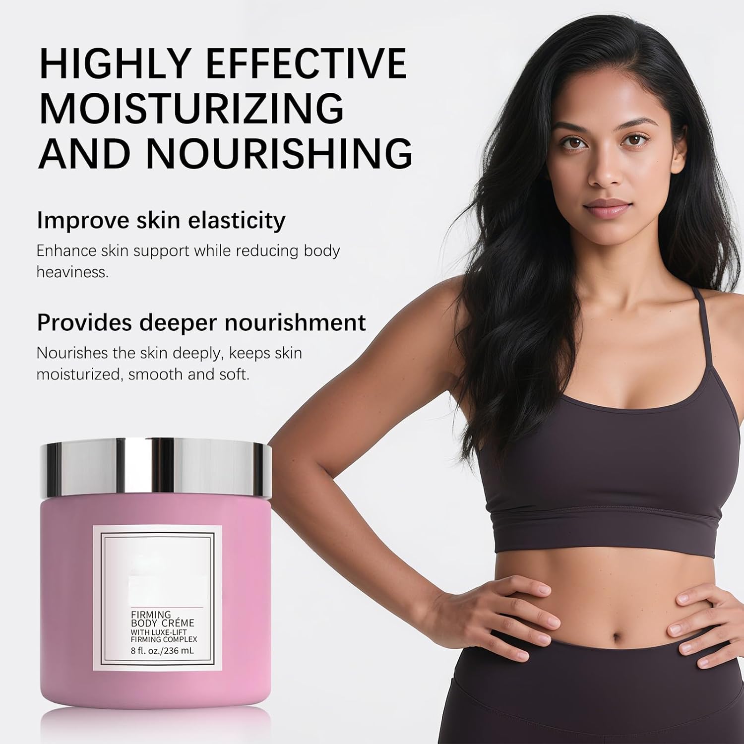 Champagne Lift Firming Body Creme,Champagne Beaute Lift Firming Body Crème,Deep Hydration & Smoothing Skin On Arms & Legsbody creamLifting Body Cream (Pink) - Image 4