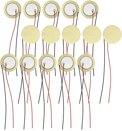 Dischi Piezoelettrici Da 24 Pezzi 27 Mm Con Cavi Mic Drum Trigger - Foto 2