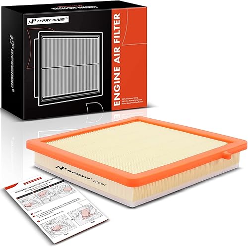 A-Premium Filtro de aire de motor compatible con Buick Envision 2016 2017 2018 2019 2020, panel flexible, repuesto # 22971580
