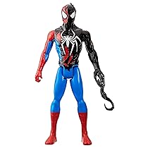 Hasbro Marvel Spider-Man, VenomVersus, Titan Hero Series, Action Figure d’Azione Supereroi di Spider-Man, 30 cm, per Bambini e Bambine dai 4 Anni in Su
