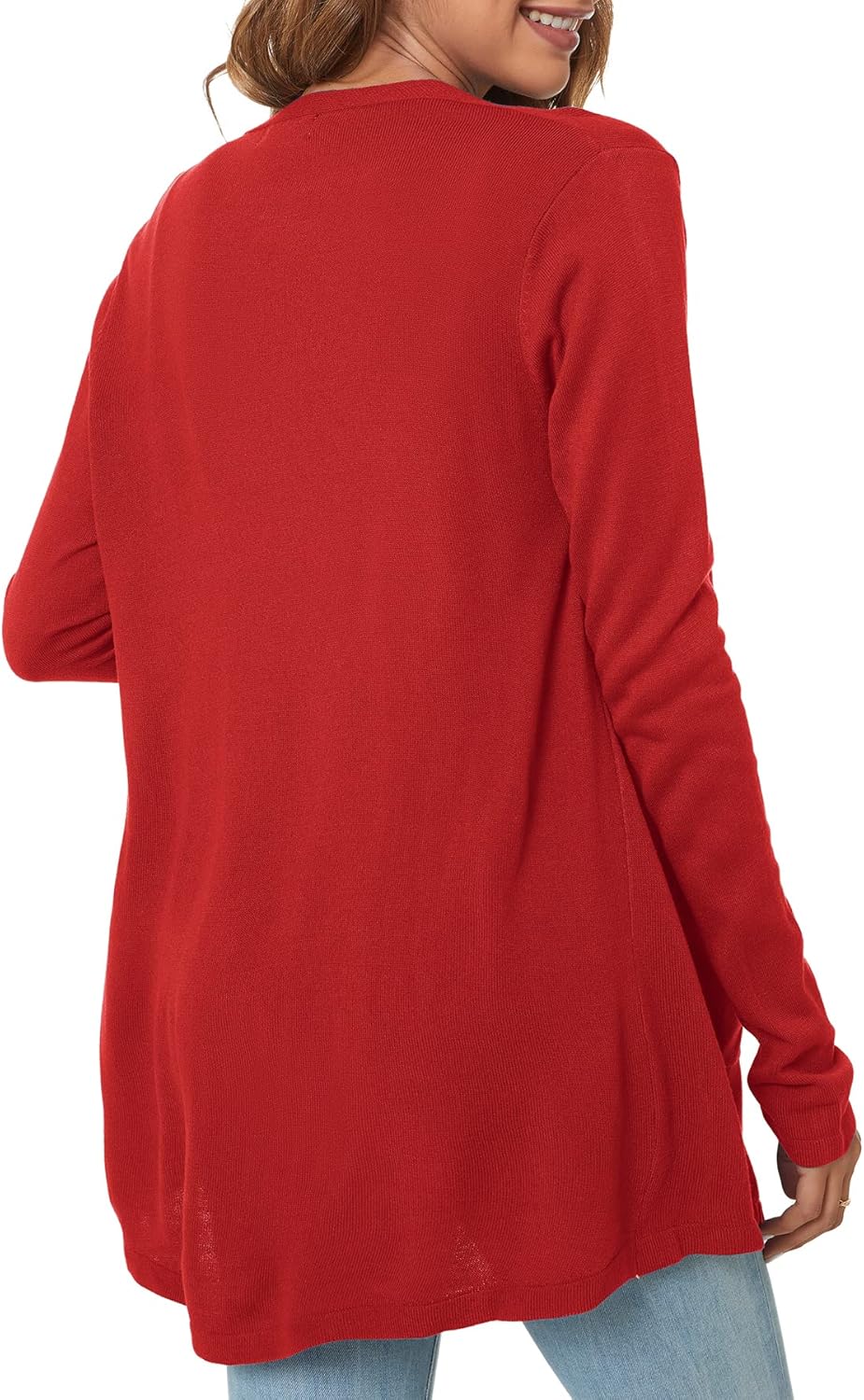 Urban CoCo Women's Long Sleeve Open Front Lightweight Cardigan Sweaters with Pockets - Image 6