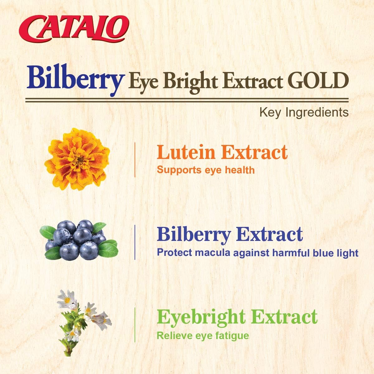 Bilberry Eyebright Extract Gold - for Fatigue & Blurry Vision - Eye Vitamins with Bilberry Lutein and Zeaxanthin Supplements for Eye Clarity -Halal - 60 Capsules - Image 4