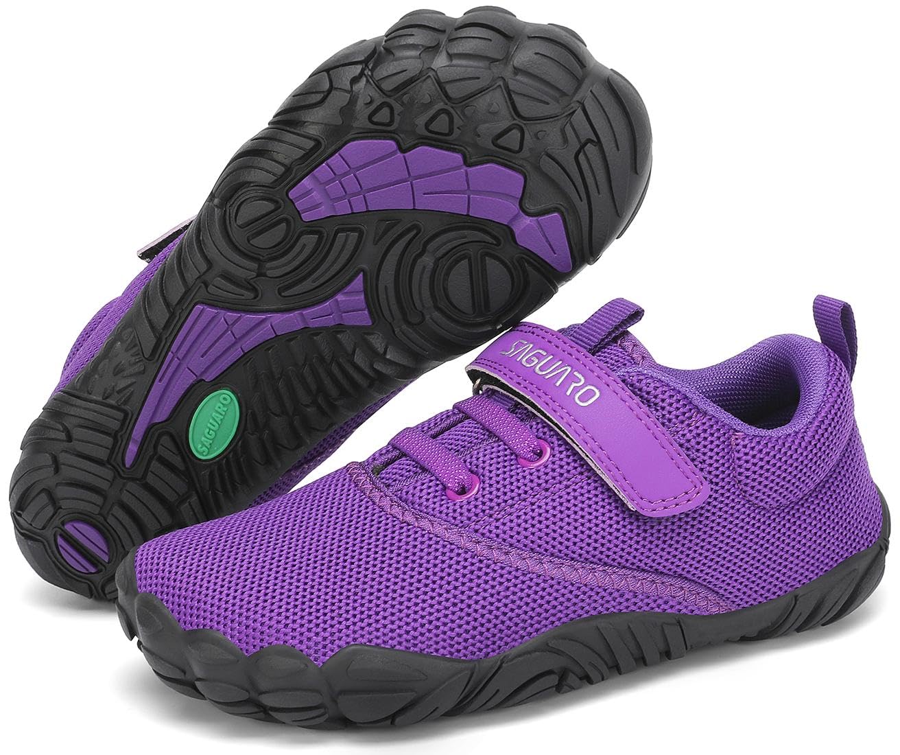 Chaussures minimalistes antidérapantes et légères SAGUARO pour enfants, tailles 24-36 - Pieds heureux dès le premier pas