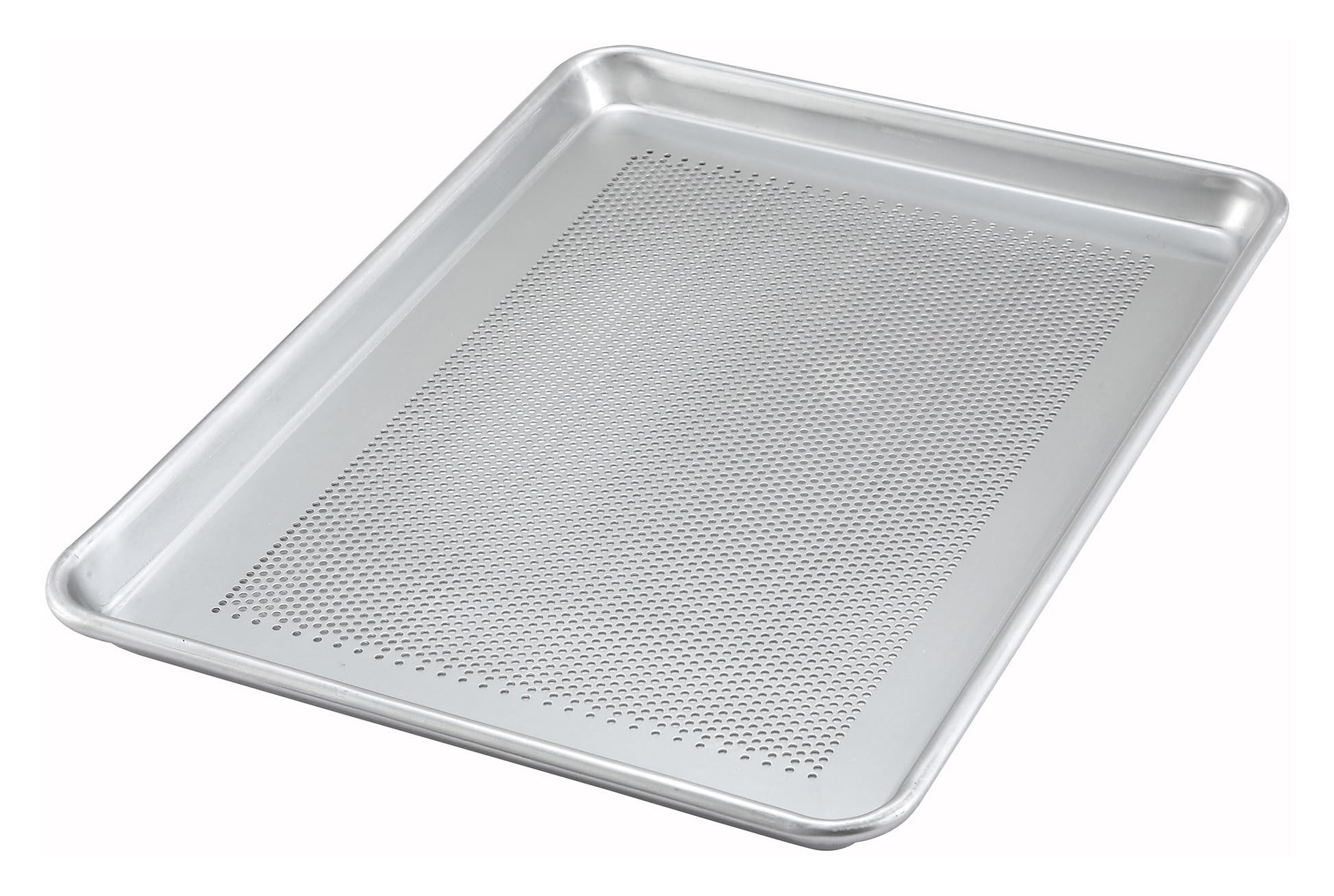 Plaque de cuisson perforée Winco ALXP-2618P argent pour une chaleur homogène