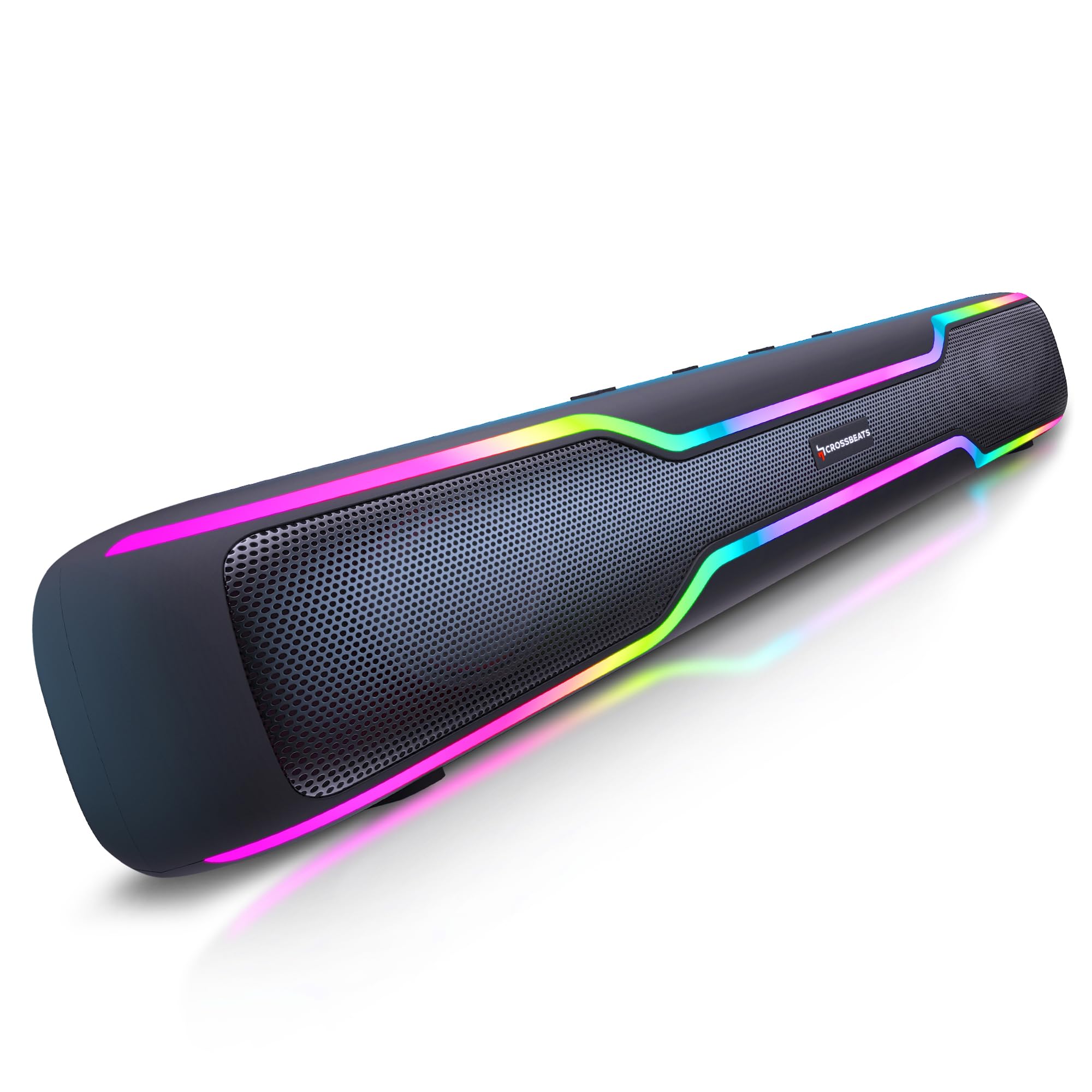 CrossBeats Blaze B50 Soundbar with RGB lighting