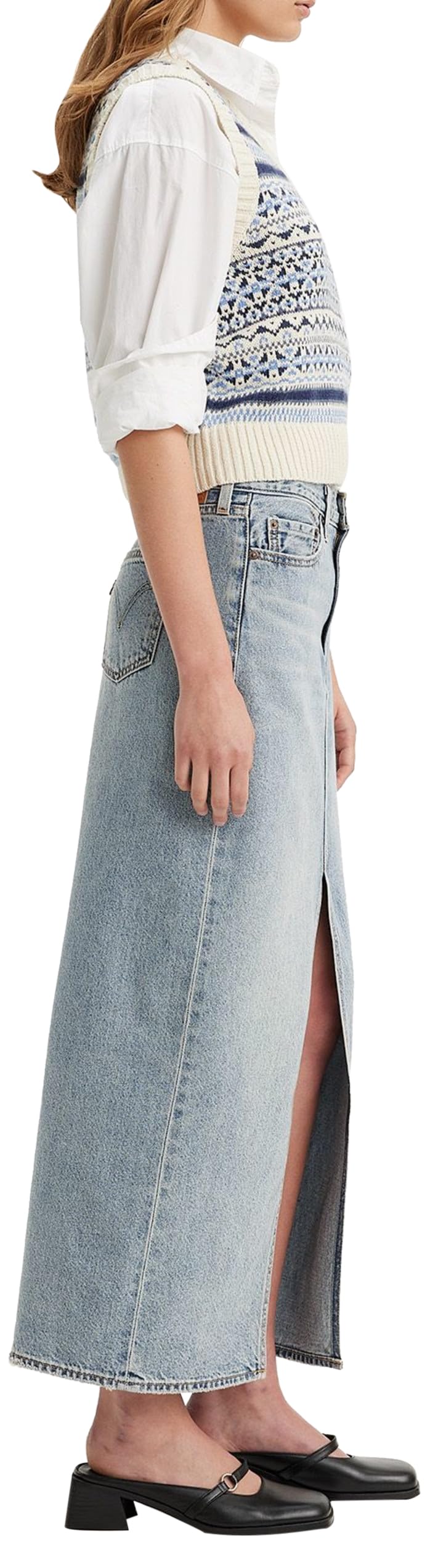 Levi's Ankle Column Skirt Donna