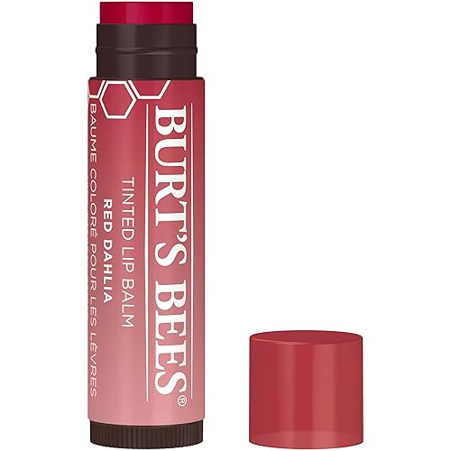 Burt's Bees Red Dahlia Tinted Lip Balm - red