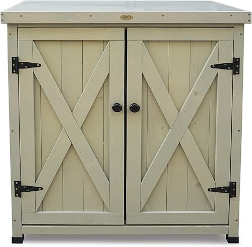 Habau Laura Armoire de Jardin Gris