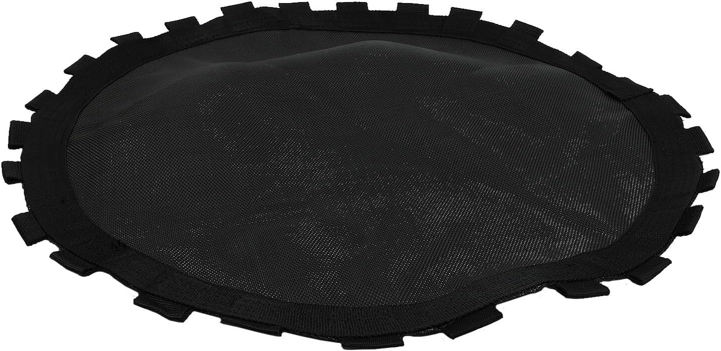 PRETYZOOM Weatherproof Round Trampoline Replacement Mat Breathable Jumping Cushion Uv-Resistant Pad for Outdoor Trampoline Accessories