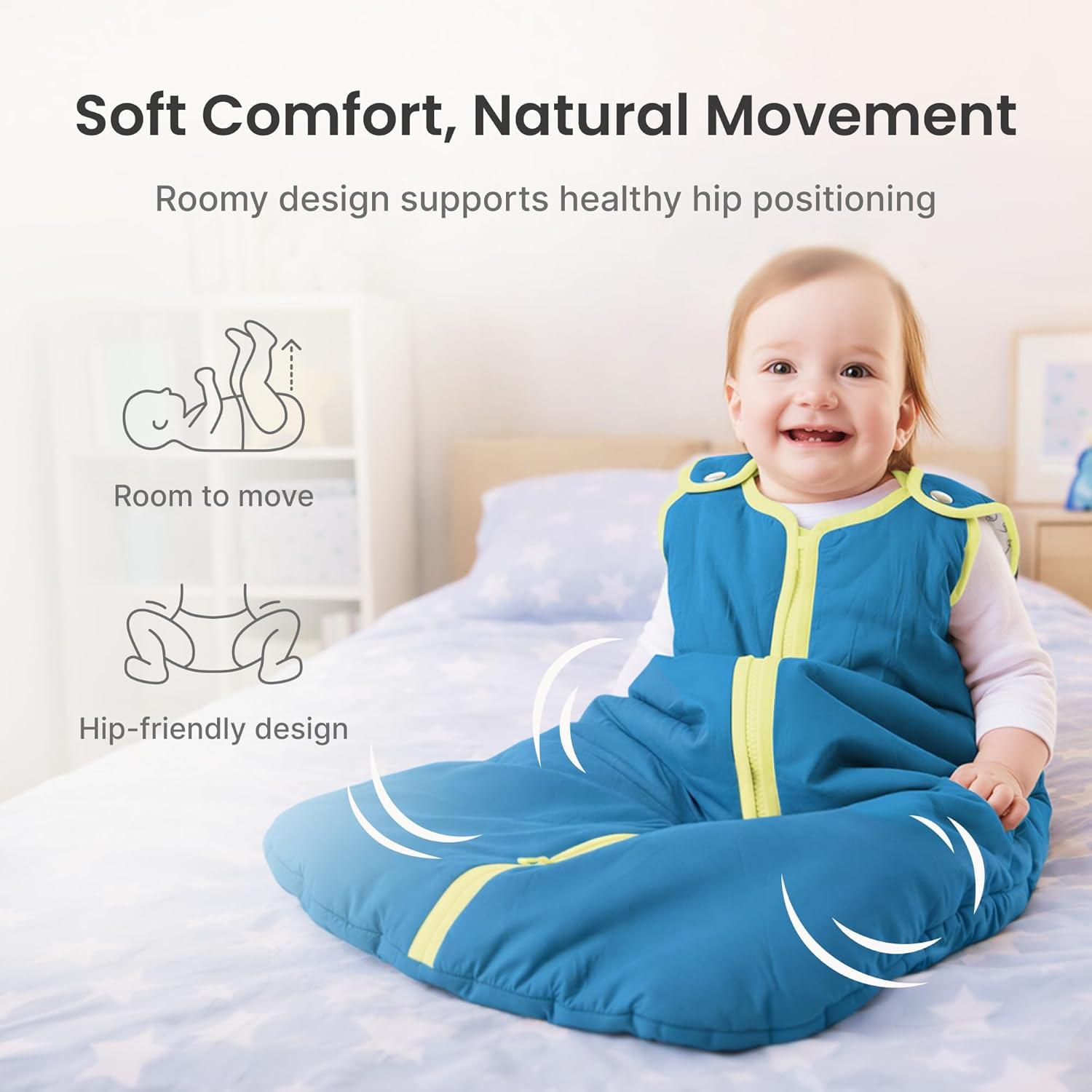 Baby Deedee Sleep Nest Sleeping Sack, Warm Baby Sleeping Bag fits Newborns and Infants,Small (0-6 Months)