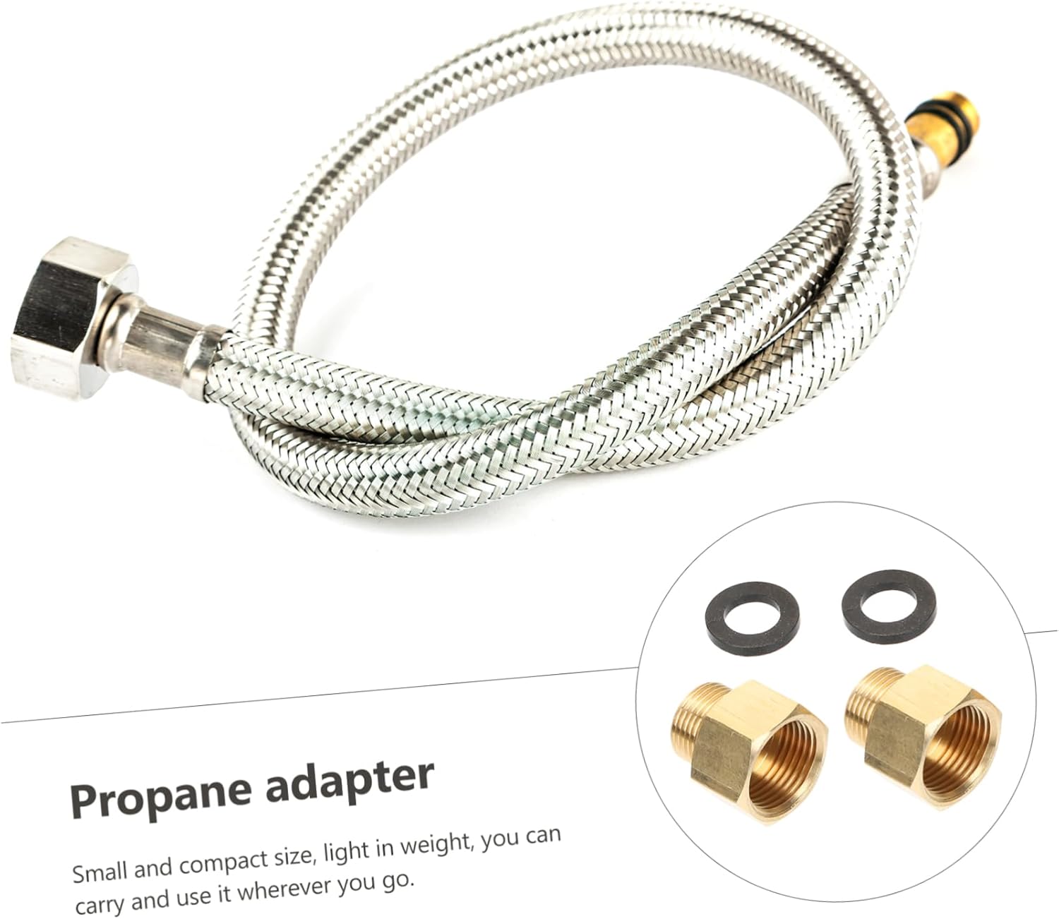 Male Iron Thread Flexible Tap Adapters Hose Connector Fittings Set,Air Line Connectors Hose Fitting Quick Connectors Air Coupler and Plug Set, 2pcs Faucet Adapter Pipe Fitting Tools Reducer Hose Fitti