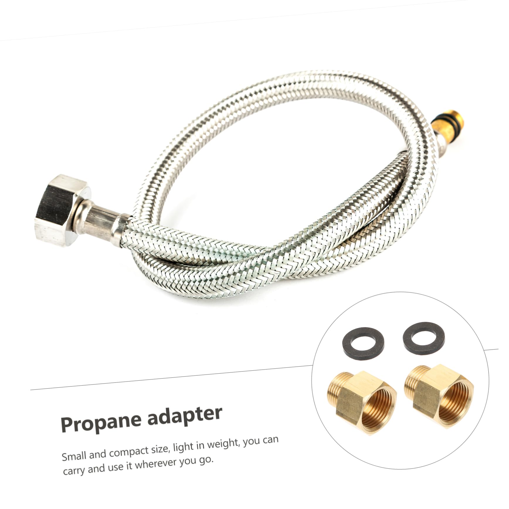 Adaptadores de grifo flexibles con rosca de hierro macho, juego de accesorios for conectores de manguera, conectores de línea de aire, conectores rápidos, juego de acoplador y enchufe de aire, adaptad