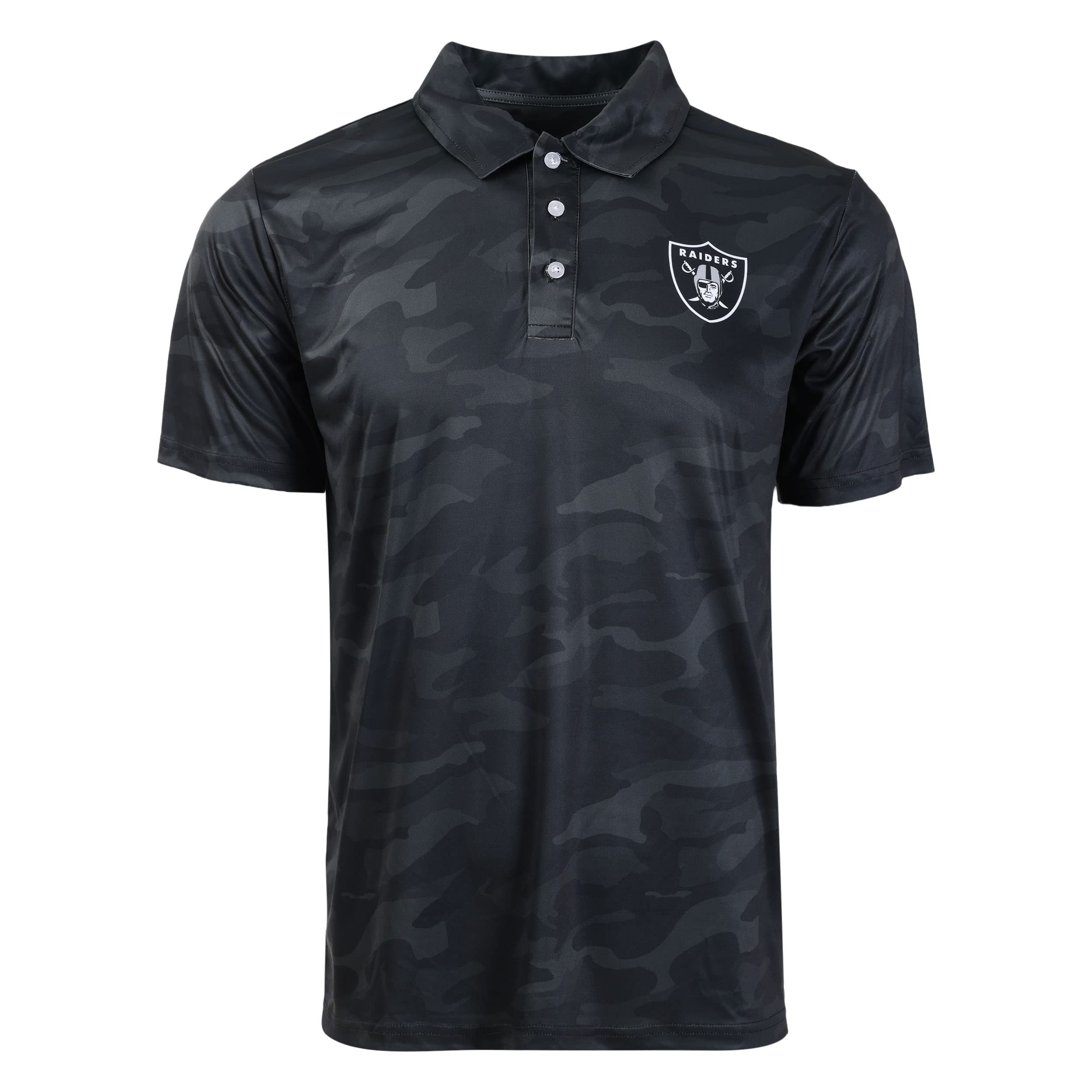 FOCOFOCO NFL Team Logo Polo Short Sleeve Polyester Shirt