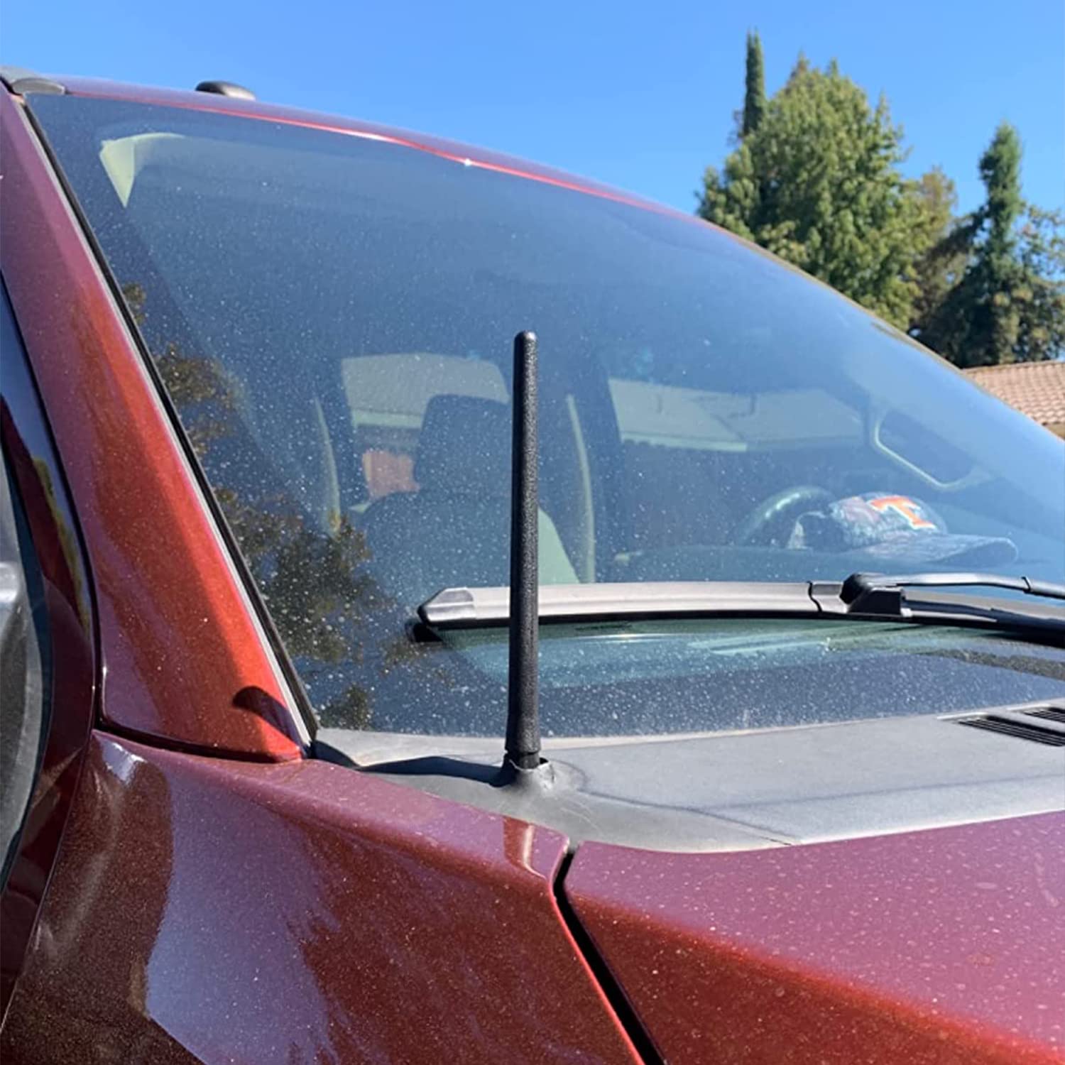 KSaAuto 6 3/4 Inch Short Antenna for Ford F-250 F-350 Super Duty 2017-2025, Ford F-150 F250 F350 Bronco Accessories Car Truck Antenna Replacement