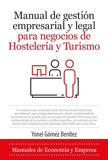 Portada de Manual de gestión empresarial y legal para negocios de Hostelería y Turismo