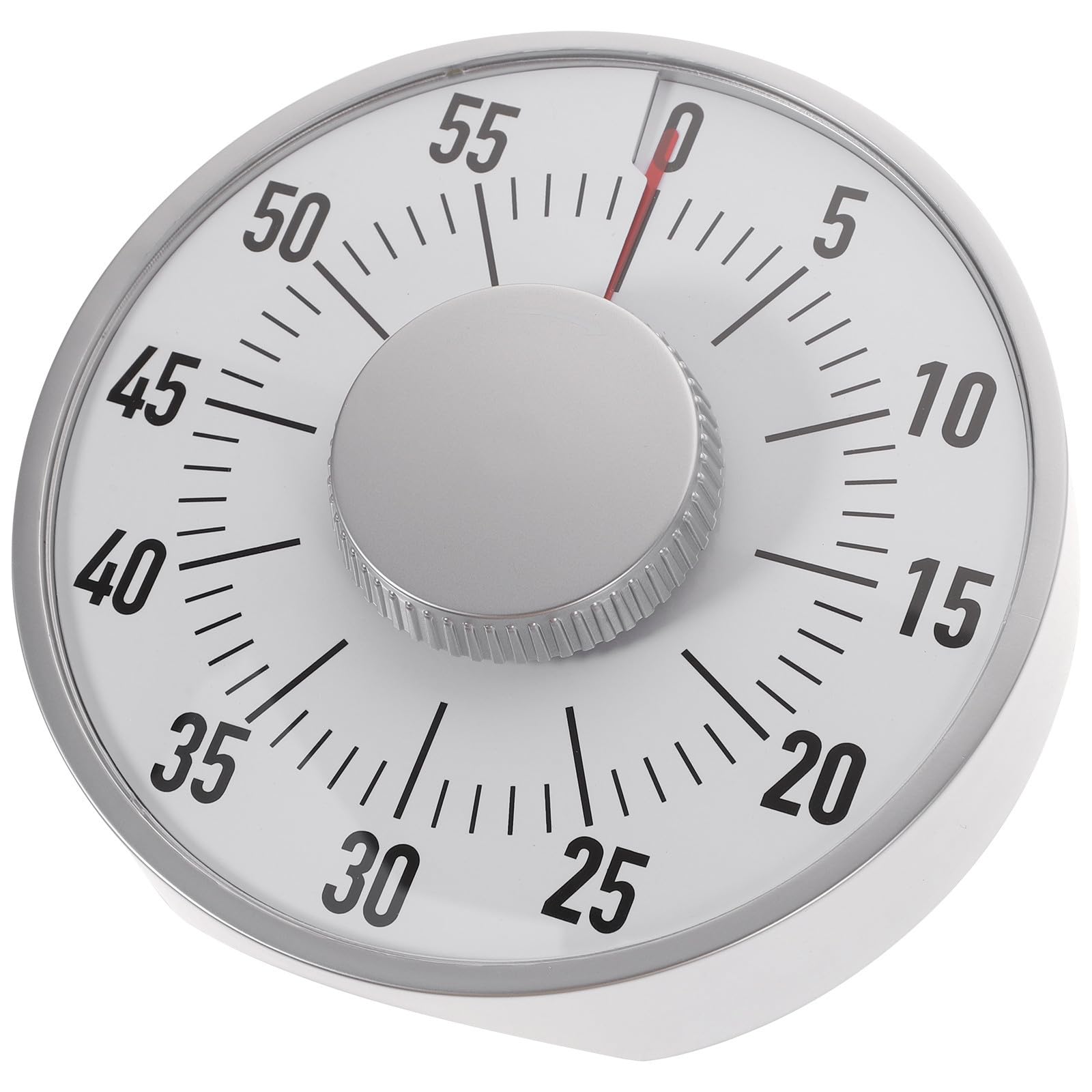 GALPADA Mechanischer Kunststoff Zeitschaltuhr Küchentimer mit Countdown und Timing Funktion Weiß für Kochen und Lernen Kompakter Zeitnehmer für Effizientes Zeitmanagement