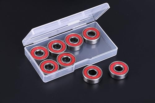 Miniatura 5 de Mini Skater Caja de plástico visible de alta transparencia de 3.52 x 1.8 x 0.55 pulgadas, caja de almacenamiento transparente de tamaño pequeño con