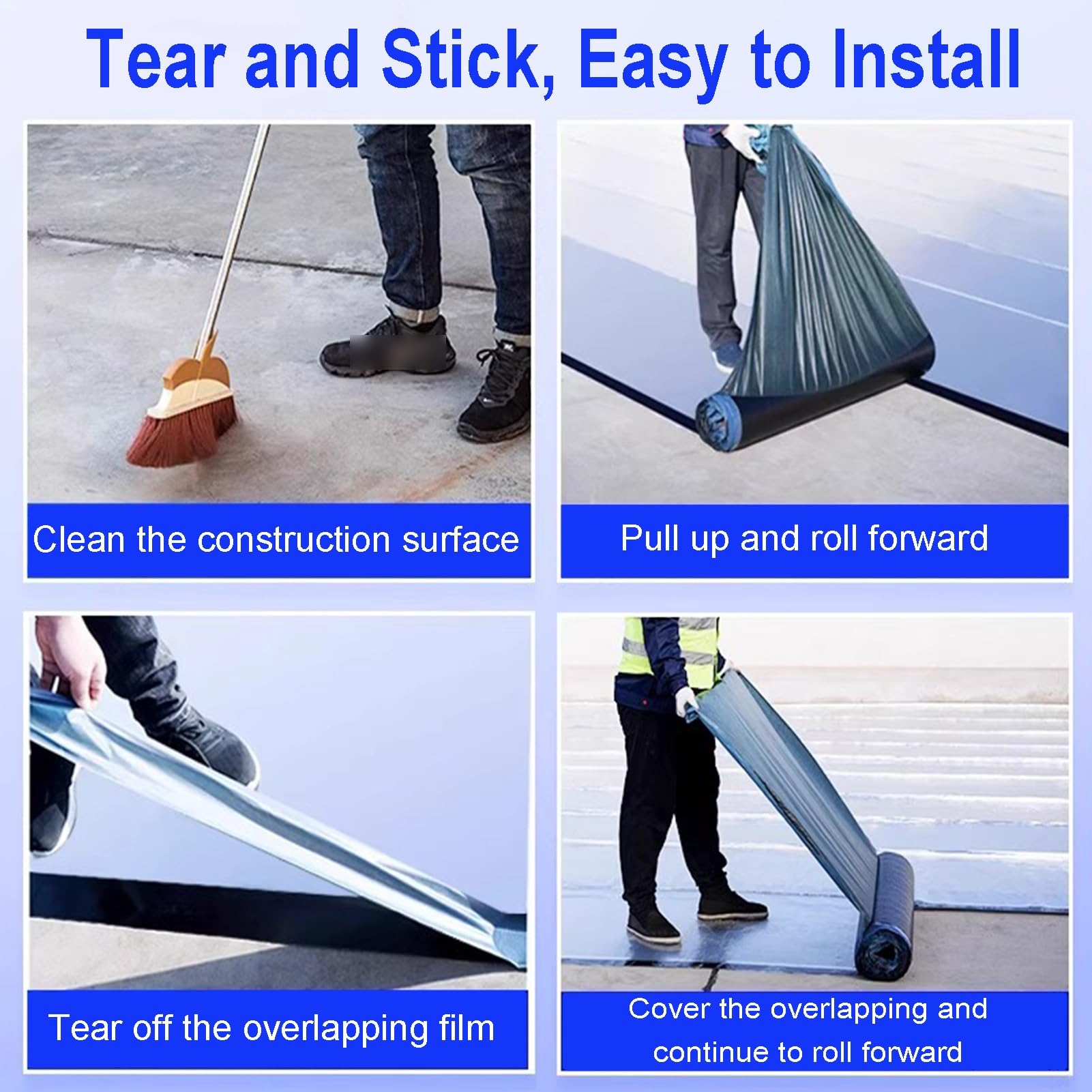 Cinta autoadhesiva de reparación de techos de asfalto, membrana impermeable, aislamiento térmico, cinta de sellado de butilo de betún para tuberías a prueba de fugas, sello de ventana