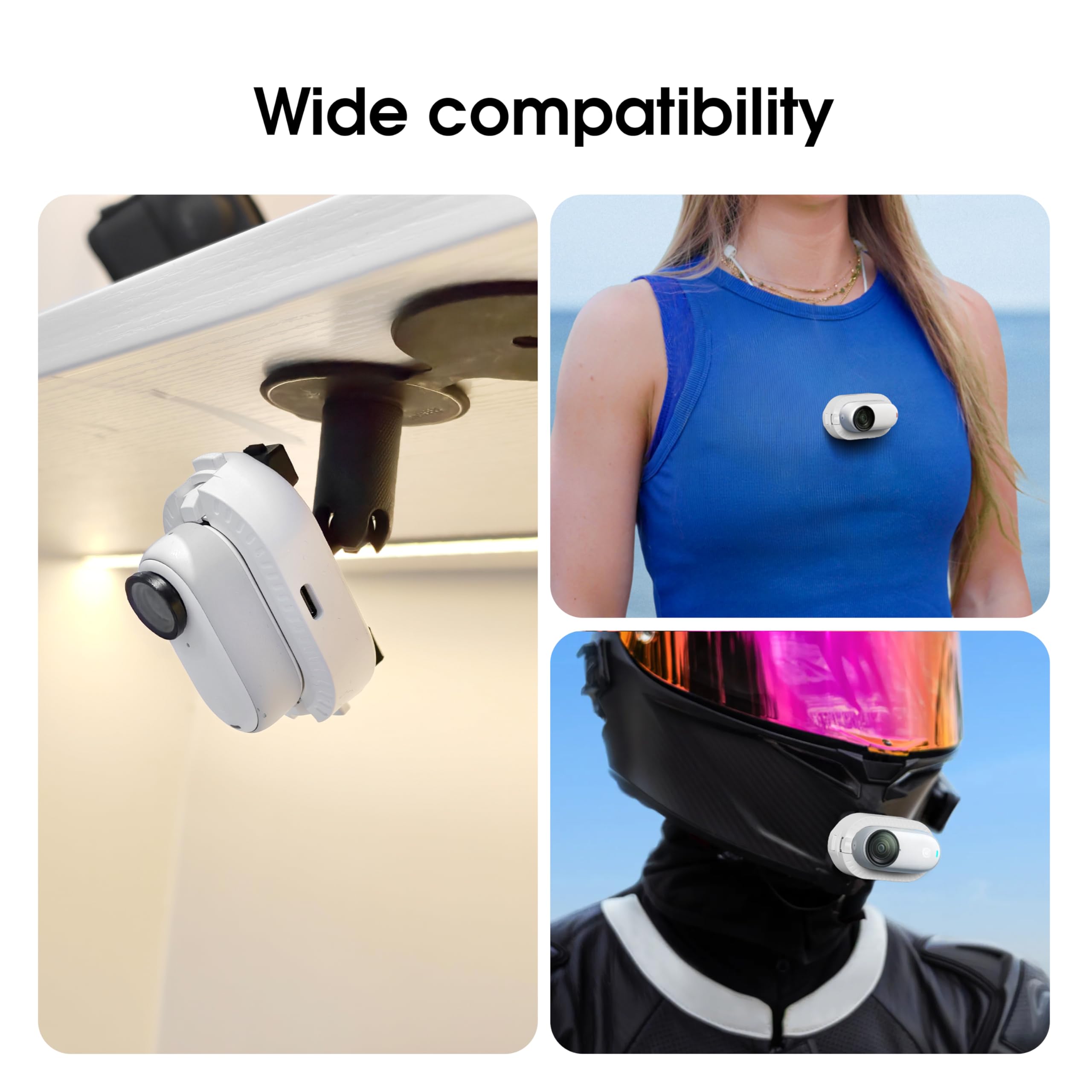 Batteria per Insta360 GO 3S/3, durata prolungata della batteria, caricatore rapido per accessori Insta 360 GO 3S 3, custodia di ricarica portatile con base magnetica, protezione multistrato, spia